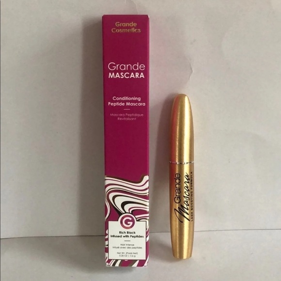 GRANDE Cosmetics FULL SIZE GrandeMASCARA Conditioning Peptide Mascara 0.20oz NIB - Picture 6 of 12